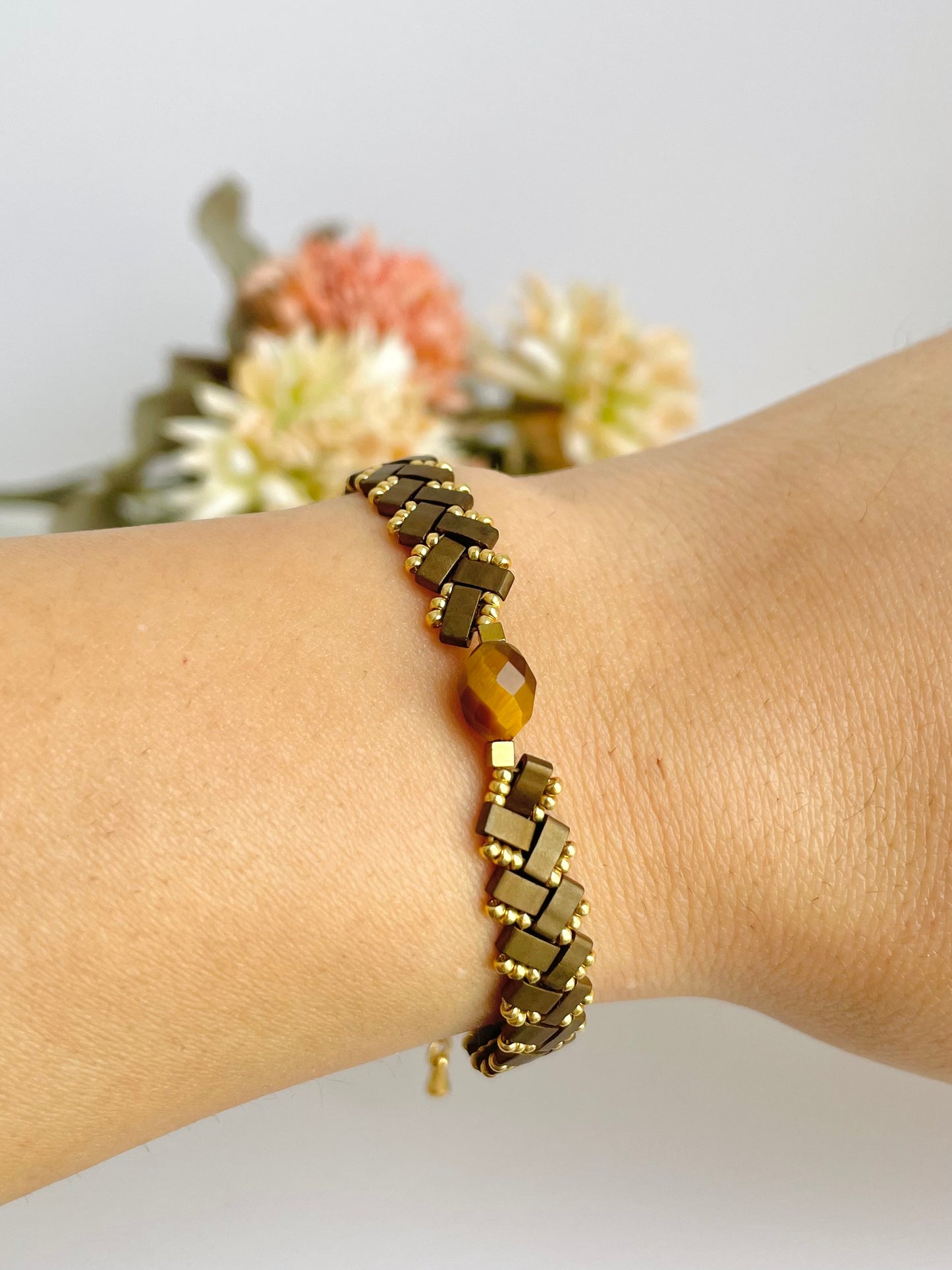 Bracelet Mina avec pierre naturelle