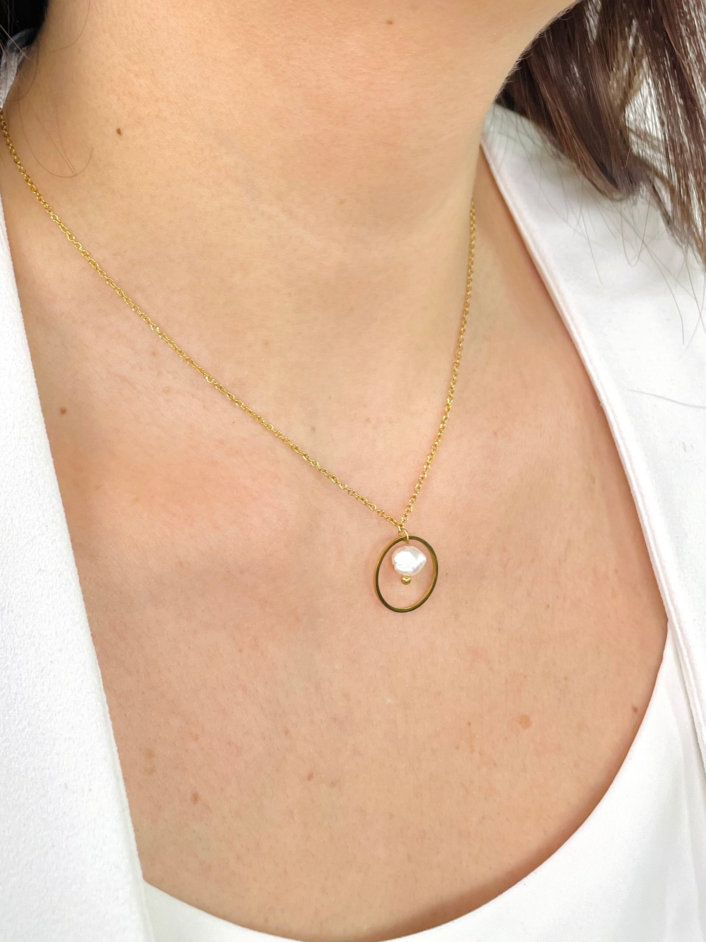 Collier perle d’eau douce Chloé