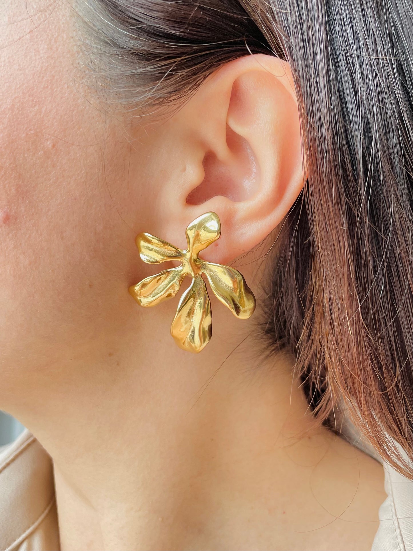 Boucles d’oreilles Pétales