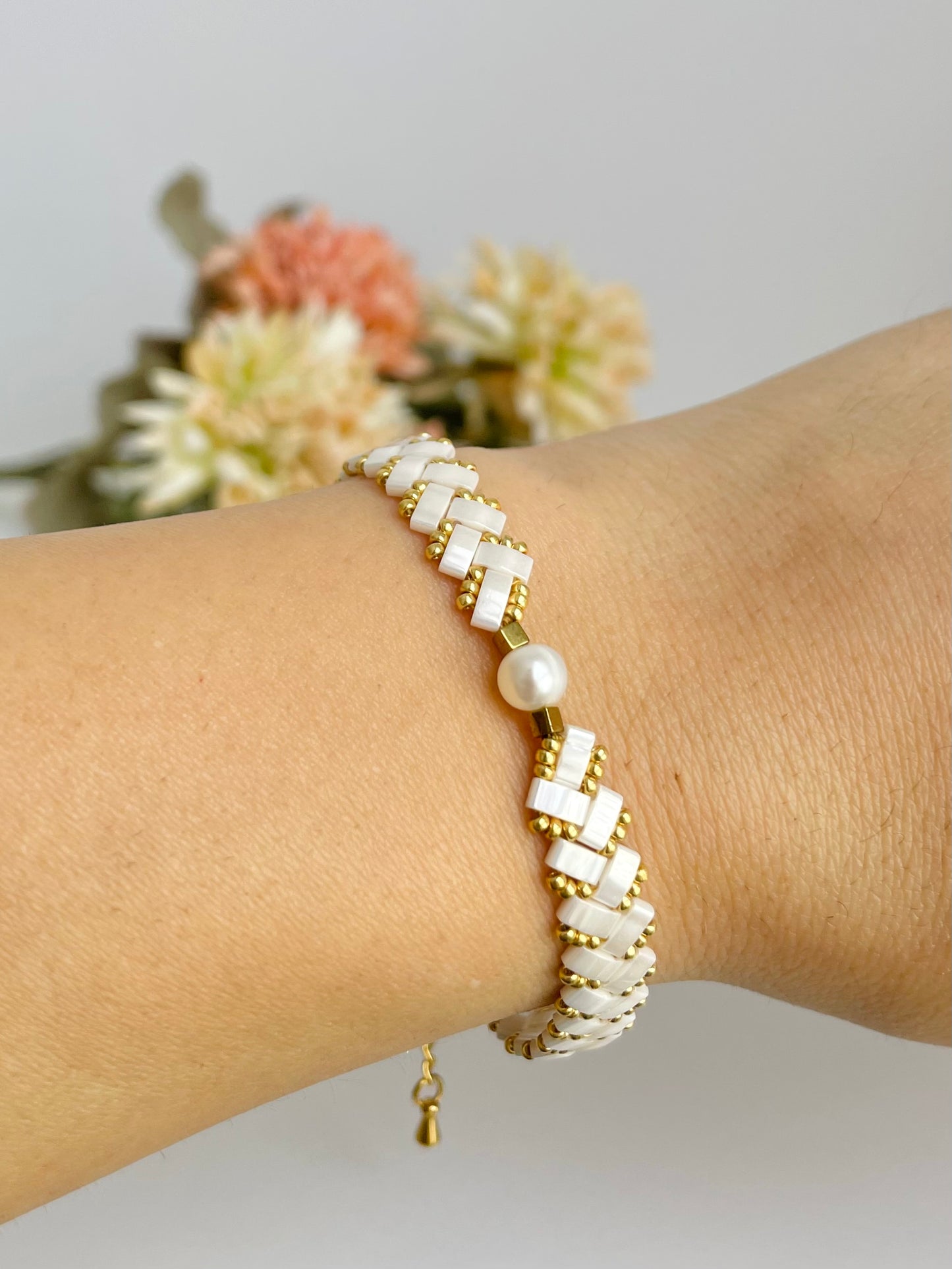 Bracelet Mina avec pierre naturelle