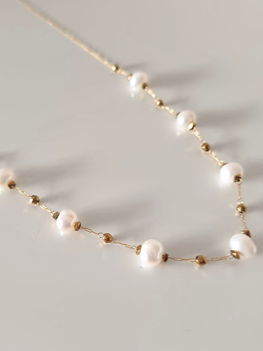 Collier perle d'eau douce