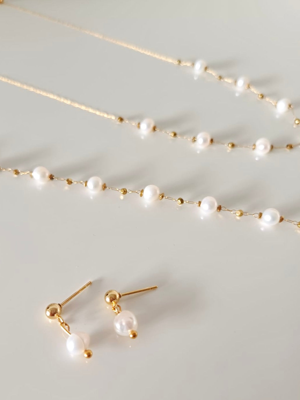 Boucles d’oreilles perle d’eau douce
