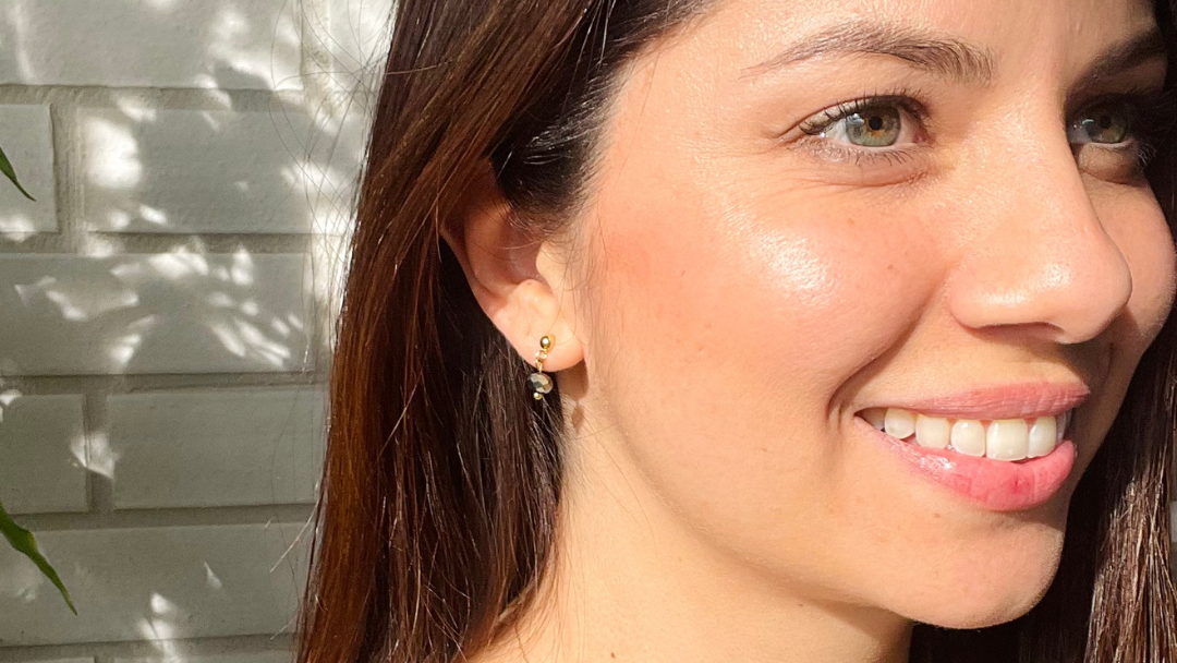 Boucles d'oreilles Hématite