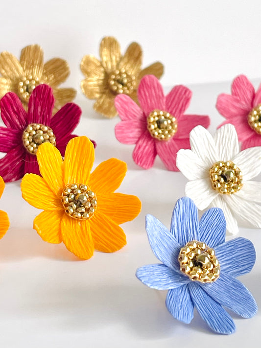 Boucle d'oreille Marguerite